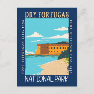 Carte Postale Parc national de Dry Tortugas Floride Fort Jeffers