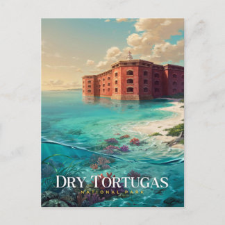 Carte Postale Parc national de Dry Tortugas Fort Jefferson