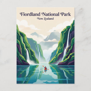 Carte Postale Parc national de Fiordland Nouvelle-Zélande
