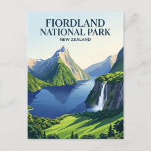 Carte Postale Parc national de Fiordland Nouvelle-Zélande