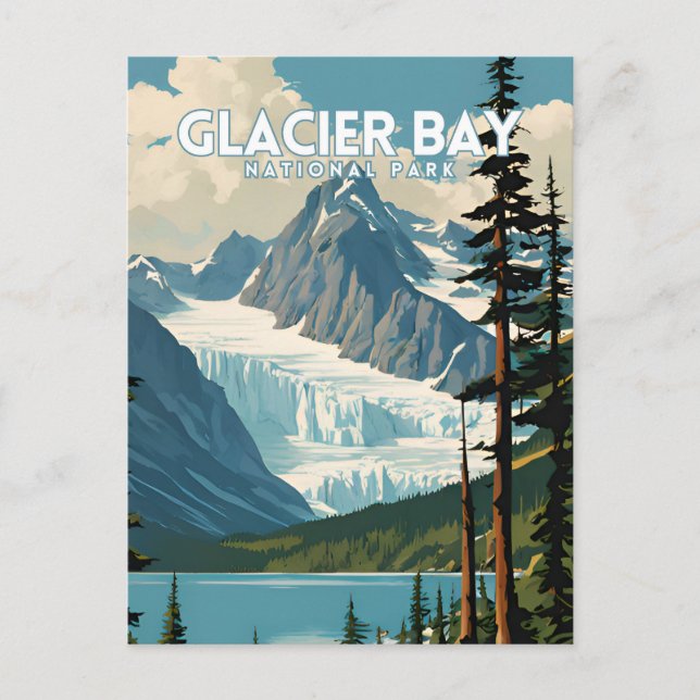Carte Postale Parc national de Glacier Bay (Devant)