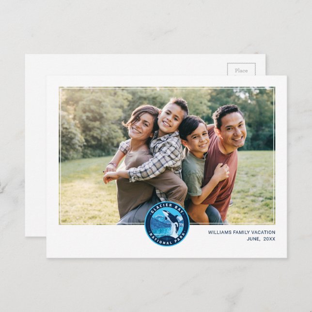 Carte Postale Parc national de Glacier Bay (Devant / Derrière)