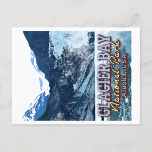 CARTE POSTALE PARC NATIONAL DE GLACIER BAY - ALASKA ÉTATS-UNIS