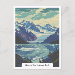 Carte Postale Parc national de Glacier Bay, Alaska USA