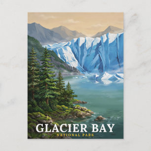 Carte Postale Parc national de Glacier Bay Scenic