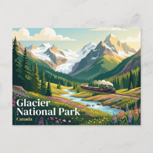 Carte Postale Parc national de Glacier Canada