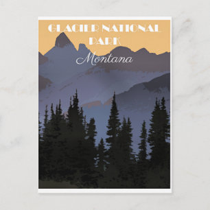 Carte Postale Parc national de Glacier, Montana,