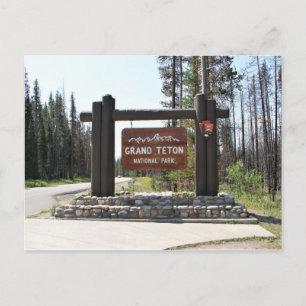 Carte Postale Parc national de Grand Teton, Parc national des Ét