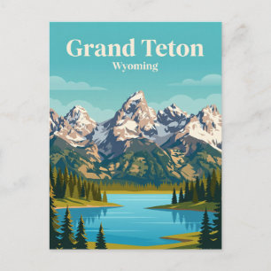 Carte Postale Parc national de Grand Teton USA