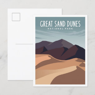 Carte Postale Parc national de Great Sands Dune Colorado Voyage
