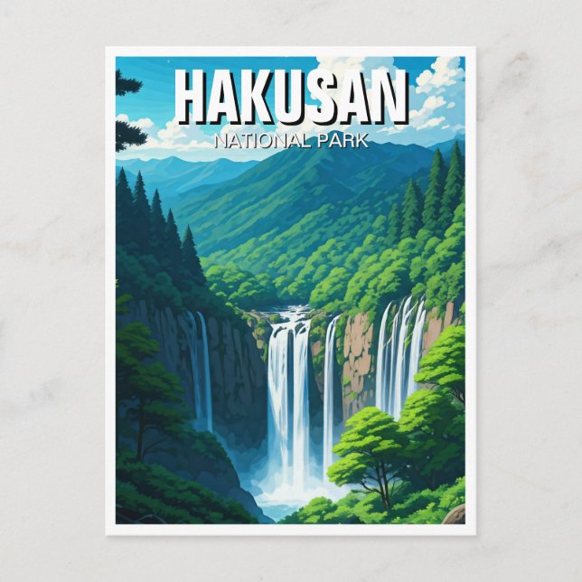 Carte Postale Parc national de Hakusan (Devant)