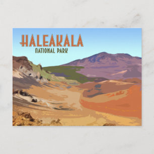 Carte Postale Parc national de Haleakala Maui Hawaii Vintage