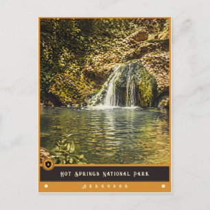 Carte Postale Parc national de Hot Springs Arkansas Vintage