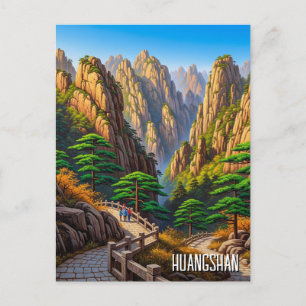 Carte Postale Parc national de Huangshan Chine
