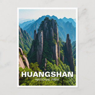 Carte Postale Parc national de Huangshan Chine Voyage