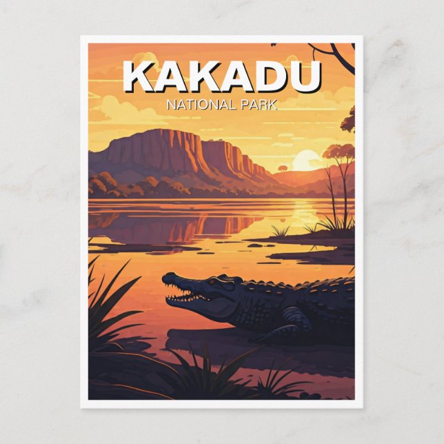 Carte Postale Parc national de Kakadu Australie (Devant)