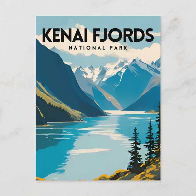 Carte Postale Parc national de Kenai Fjords (Devant)