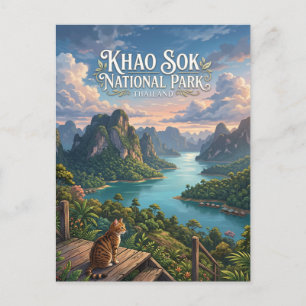 Carte Postale Parc national de Khao Sok Thaïlande