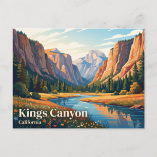 Carte Postale Parc national de Kings Canyon Californie