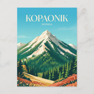 Carte Postale Parc national de Kopaonik Serbie