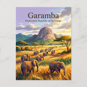 Carte Postale Parc national de la Garamba