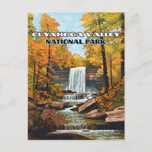 Carte Postale Parc national de la vallée de Cuyahoga Ohio Clevel (Devant)