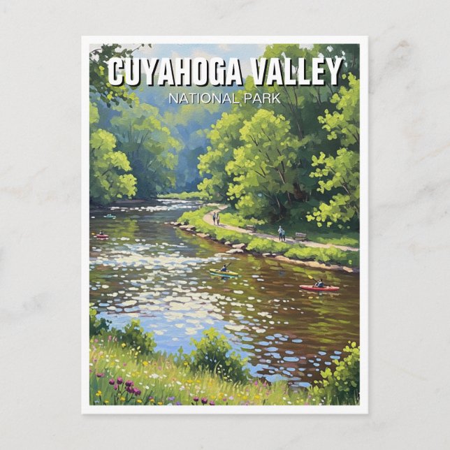 Carte Postale Parc national de la vallée de Cuyahoga Ohio Travel (Devant)