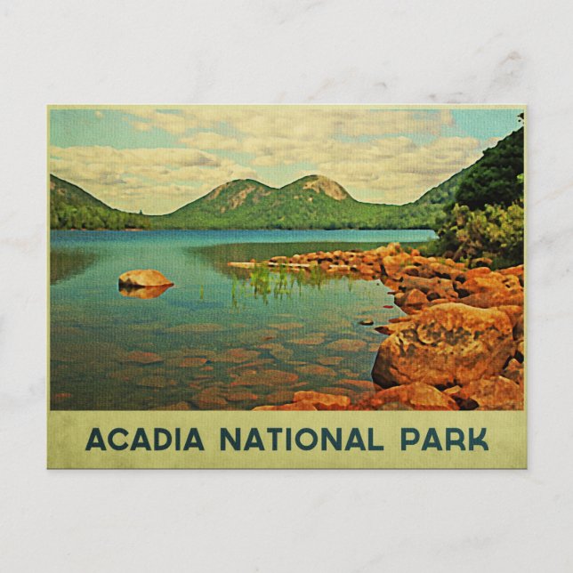 Carte Postale Parc national de l'Acadie (Devant)
