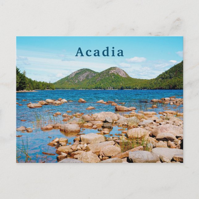 Carte Postale Parc national de l'Acadie Jordan Pond Maine (Devant)