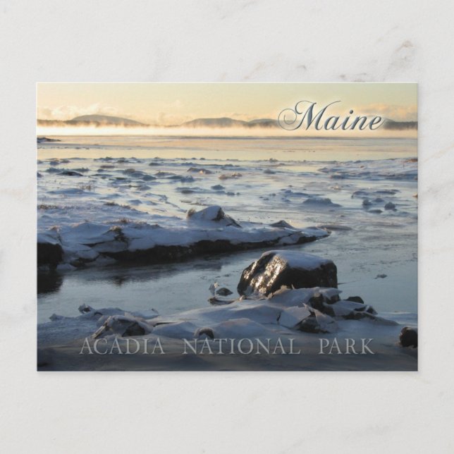 Carte Postale Parc national de l'Acadie, Maine (Devant)