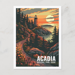 Carte Postale Parc national de l'Acadie Maine États-Unis Parcs n