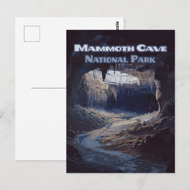 Carte Postale Parc national de Mammoth Cave Kentucky (Devant / Derrière)