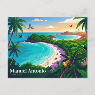Carte Postale Parc national de Manuel Antonio Costa Rica