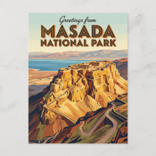Carte Postale Parc national de Massada Israël