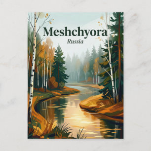 Carte Postale Parc national de Meshchyora Russie