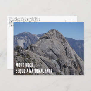 Carte Postale Parc national de Moro Rock Sequoia