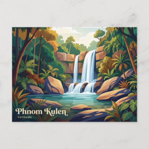 Carte Postale Parc national de Phnom Kulen Cambodge