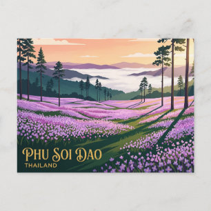 Carte Postale Parc national de Phu Soi Dao Thaïlande