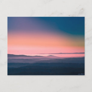 Carte Postale Parc national de Pink Sunrise Hot Springs, Arkansa