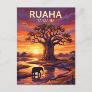 Carte Postale Parc national de Ruaha Tanzanie