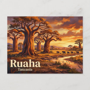 Carte Postale Parc national de Ruaha Tanzanie