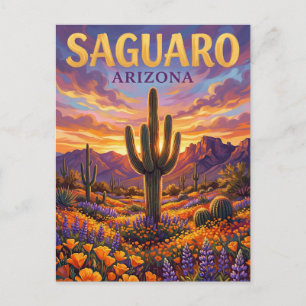 Carte Postale Parc national de Saguaro États-Unis