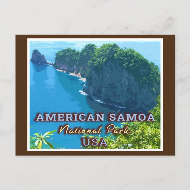 CARTE POSTALE PARC NATIONAL DE SAMOA AMÉRICAIN - SAMOA AMÉRICAIN (Devant)