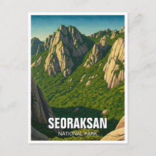 Carte Postale Parc national de Seoraksan Corée