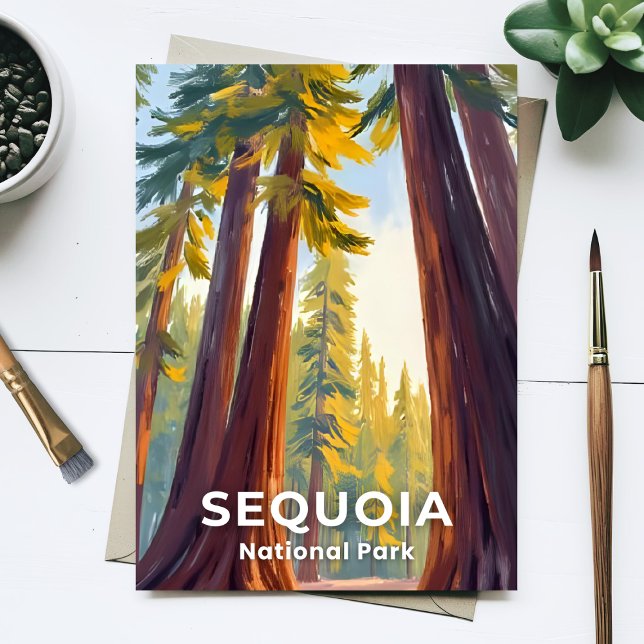 Carte Postale Parc national de Sequoia | California Travel (Créateur téléchargé)