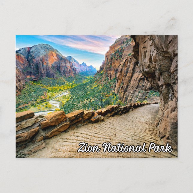 Carte Postale Parc national de Sion, Utah, États-Unis (Devant)