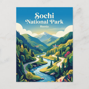 Carte Postale Parc national de Sotchi Russie