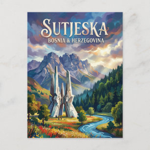 Carte Postale Parc national de Sutjeska Bosnie-Herzégovine