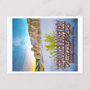 CARTE POSTALE PARC NATIONAL DE THEODORE ROOSEVELT - DAKOTA NORD