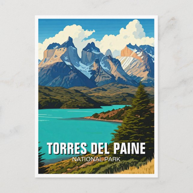 Carte Postale Parc national de Torres Del Paine Chili (Devant)